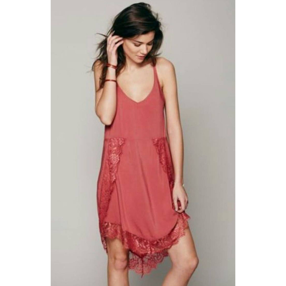 Intimately Free People Eyelashes Lace Mini Slip Dress